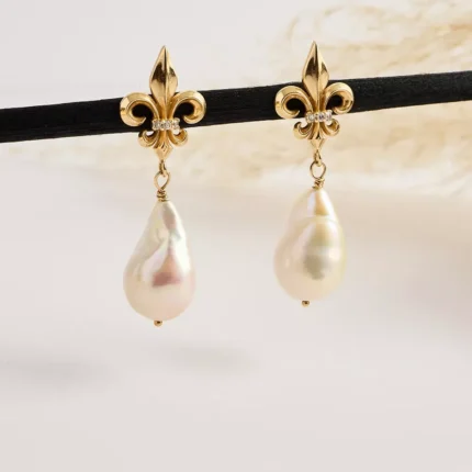 Fleur de Lis Earrings 2