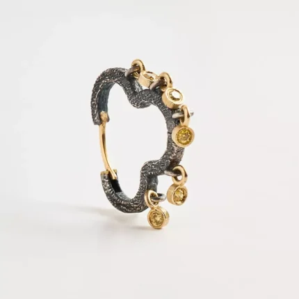 Diamond Dangling Earrings