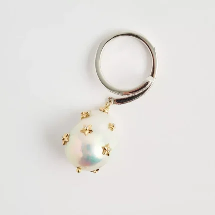 Baroque Pearl Dangling Ring