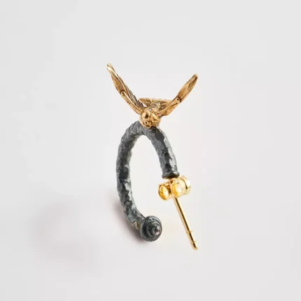 Pigeon Detailed Hoop Earrings