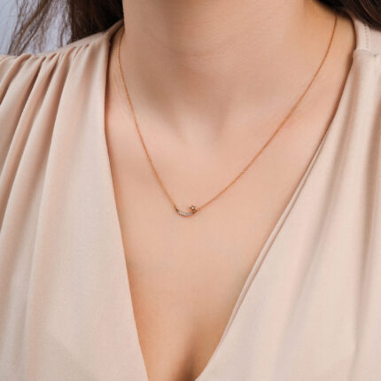 Moon & Star Necklace